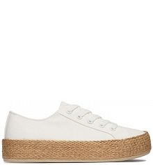 Espadryle Jenny białe damskie CEO-WS19130-3
