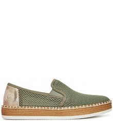 Espadryle Rieker oliwkowe damskie CEO-L7873-52