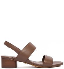 Sandały na obcasie gino rossi brązowe C-LP355740-1