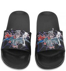 Klapki basenowe Spider-Man czarne dziecięce Spiderman CEO-CP90-SS26-347SPRMV