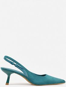 Zielone Czółenka Slingback VICES na Kaczuszce Anatera
