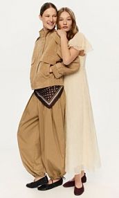 Plecione baleriny Reserved czarne damskie 328ID-99X