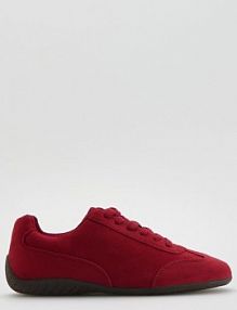 Sneakersy z imitacji zamszu Reserved czerwone damskie 804HV-33X