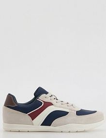 Sneakersy z łączonych materiałów Reserved wielobarwny damskie 810HV-MLC
