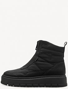 Botki na obcasie Tamaris czarne