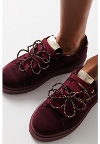 Sneakersy Carinii czerwone damskie