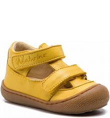 Sandały Naturino żółte dziecięce 