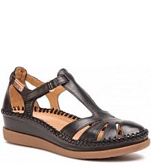 Sandały na obcasie Pikolinos czarne 