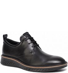 Półbuty sznurowane ECCO czarne męskie 