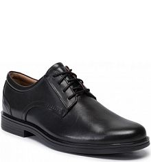 Półbuty wizytowe Clarks czarne męskie 