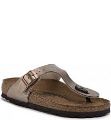 Japonki Birkenstock brązowe damskie 