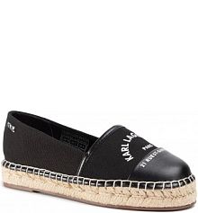 Espadryle KARL LAGERFELD czarne damskie 