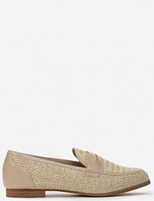 Jasnobeżowe Mokasyny Magana vices damskie