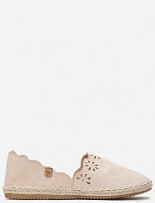 Beżowe Espadryle Mooch vices damskie