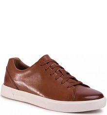 Sneakersy Clarks brązowe męskie 