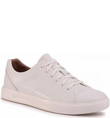 Sneakersy Clarks białe męskie 