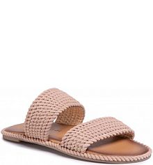 Klapki Sergio Bardi beżowe damskie 