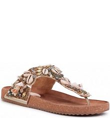 Japonki Sergio Bardi beżowe damskie 