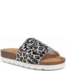 Klapki eleganckie Sergio Bardi szare damskie 