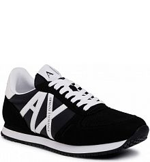 Sneakersy Armani Exchange czarne męskie 