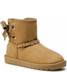 Śniegowce Liu Jo żółte dziecięce Margot 148 4F0799 T9122 Tan S1800