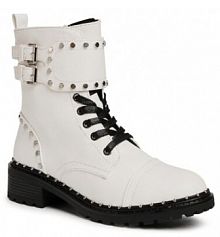 Trzewiki DeeZee białe dziecięce ACCCESSORIES 1W2-016-AW20 Czarny