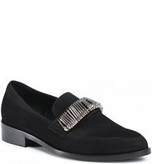 Półbuty wsuwane Eva Minge czarne damskie 