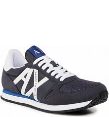 Sneakersy Armani Exchange granatowe męskie 