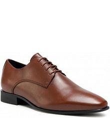 Półbuty wizytowe Geox brązowe męskie 