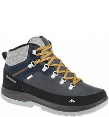 Buty turystyczne zimowe SH500 x-warm mid męskie niebieskie QUECHUA dziecięce