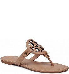 Japonki Tory Burch beżowe damskie 