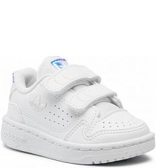 Buty na rzepy adidas białe dziecięce 