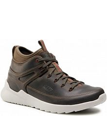 Sneakersy Keen zielone dziecięce Highland Sneaker Mid 1023559 Green Lake/Silver Birch