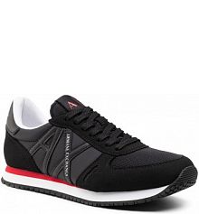 Sneakersy Armani Exchange czarne męskie 