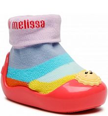 Trzewiki Melissa niebieskie, kolorowy dziecięce Mini  Alpha Play Sunny 33226  Red/Yellow/Multico