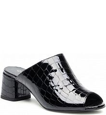 Klapki eleganckie QUAZI czarne damskie QZ-15-06-001108 501