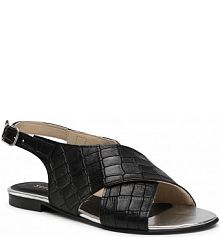 Sandały Sergio Bardi czarne damskie 