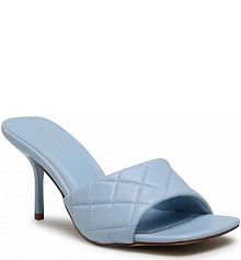 Klapki na szpilce DeeZee błękitny 