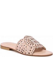 Klapki eleganckie Baldinini różowe damskie 