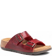 Klapki Fly London czerwone damskie 