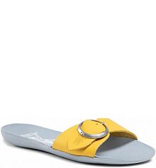 Klapki eleganckie Fly London żółte damskie Molyfly P144759003 Lemon