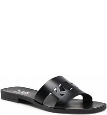 Klapki eleganckie KARL LAGERFELD czarne damskie 