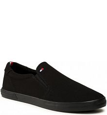 Tenisówki Tommy Hilfiger czarne męskie 