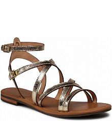 Sandały Geox złote damskie 