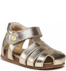 Sandały Naturino złote dziecięce 