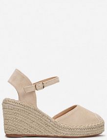 Beżowe Sandały Assaciane vices damskie