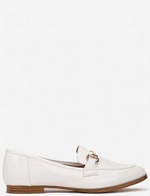 Białe Mokasyny Sakina vices damskie