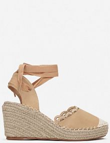 Ciemnobeżowe Sandały Orarinia vices damskie