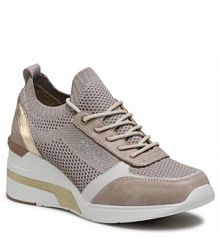 Półbuty mustang beżowe damskie 1303-303