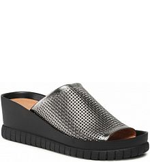 Klapki eleganckie Badura srebrne dziecięce 5416-69